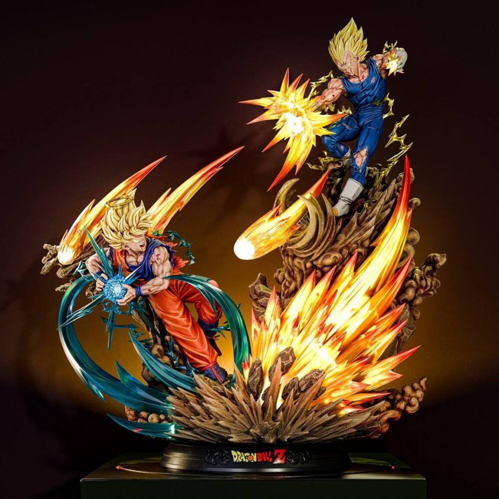 KD Collectibles SSJ2 Goku vs Majin Vegeta