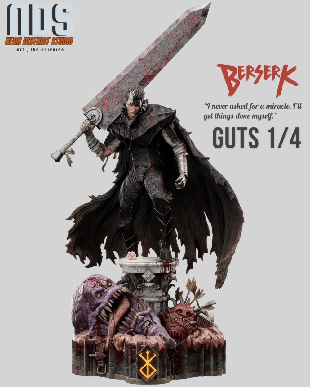 Neon District Studio Berserk Guts 1/4