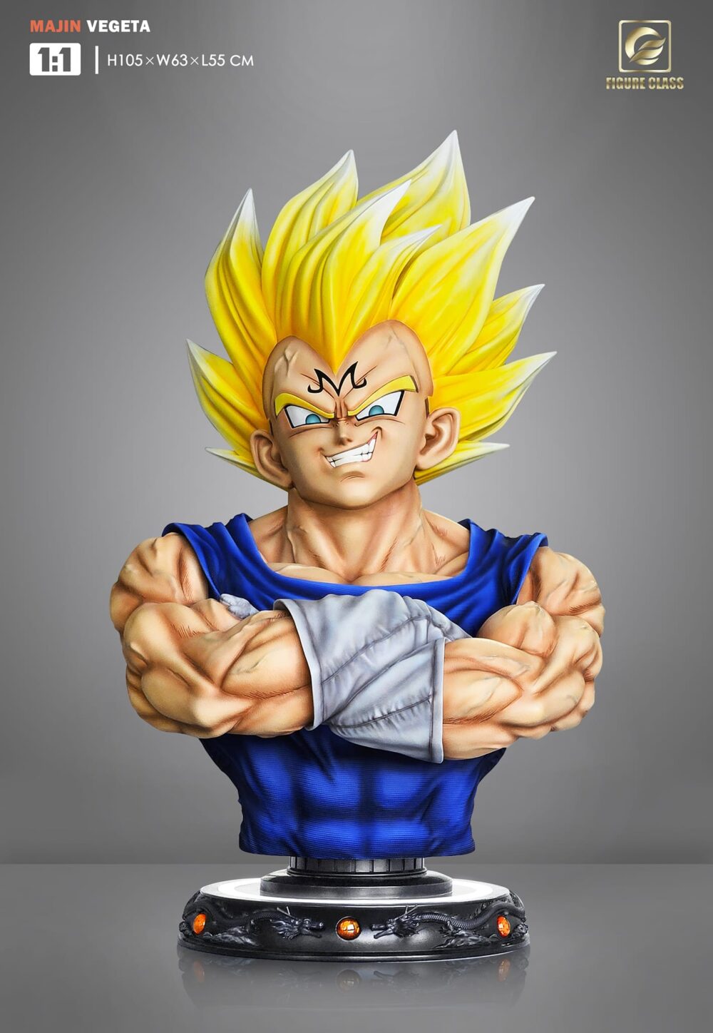 Figure Class x Oracle Studio Majin Vegeta Busto